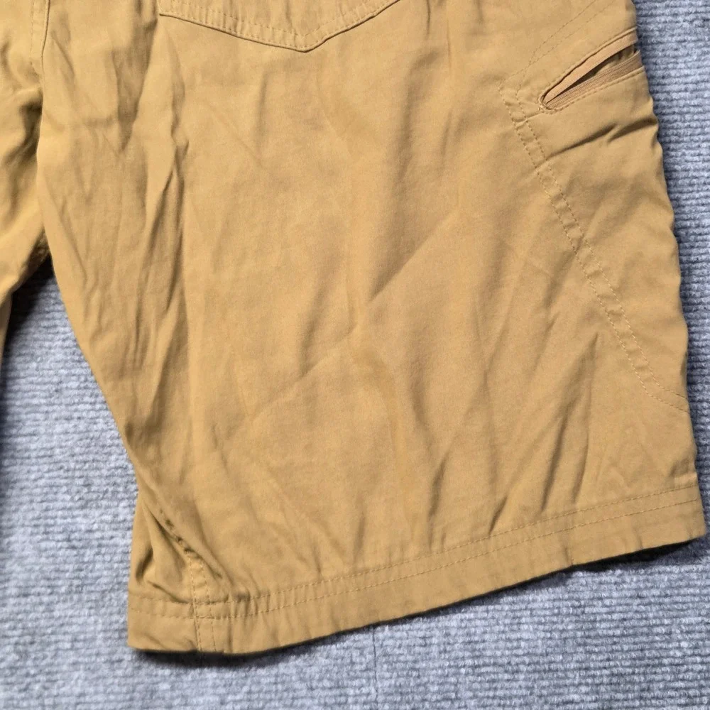 Eddie Bauer First Ascent Guide Pro Shorts Mens 38 Tan Hiking Cargo Stretch